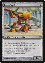Magic the Gathering Card - Brass Squire - MTG Circle