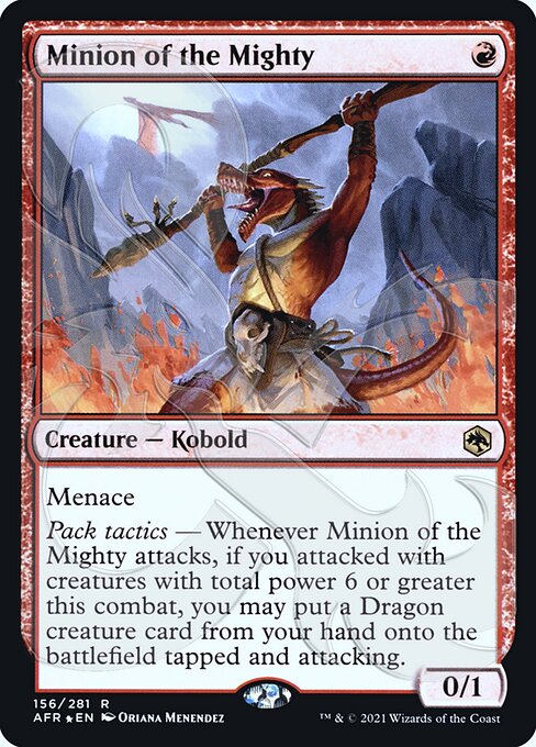 Magic the Gathering Card - Minion of the Mighty - MTG Circle