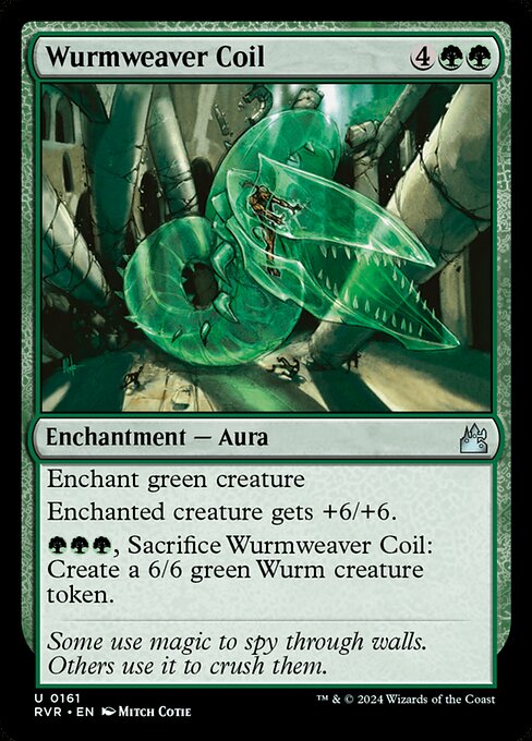 Magic the Gathering Card - Wurmweaver Coil - MTG Circle