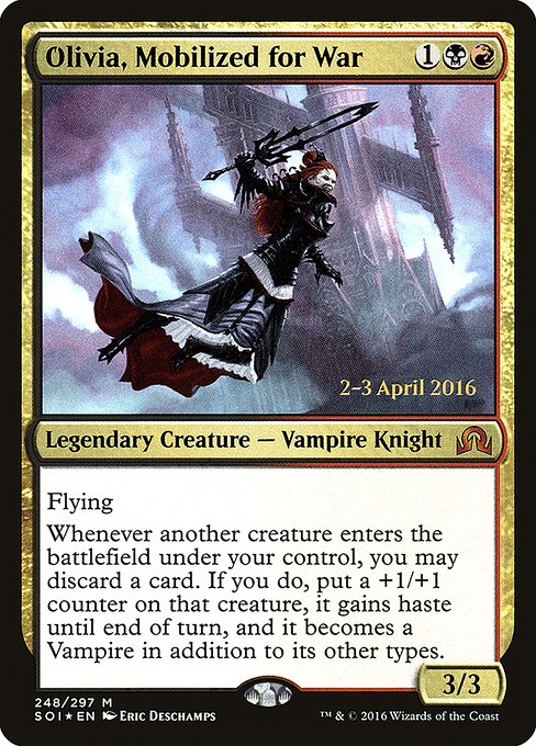 Magic the Gathering Card - Olivia, Mobilized for War - MTG Circle