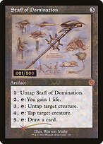 Magic the Gathering Card - Staff of Domination - MTG Circle