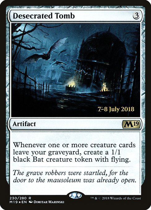 Magic the Gathering Card - Desecrated Tomb - MTG Circle