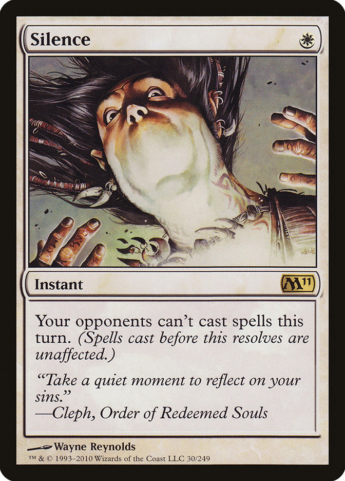 Magic the Gathering Card - Silence - MTG Circle