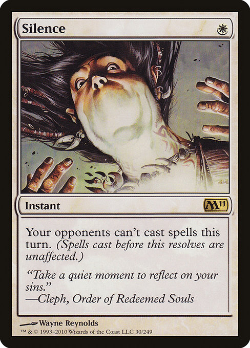 Magic the Gathering Card - Silence - MTG Circle