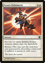 Magic the Gathering Card - Cenn's Enlistment - MTG Circle