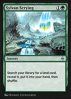 Magic the Gathering Card - Sylvan Scrying - MTG Circle