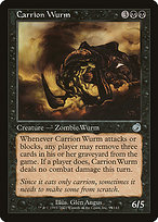 Magic the Gathering Card - Carrion Wurm - MTG Circle