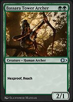 Magic the Gathering Card - Bassara Tower Archer - MTG Circle