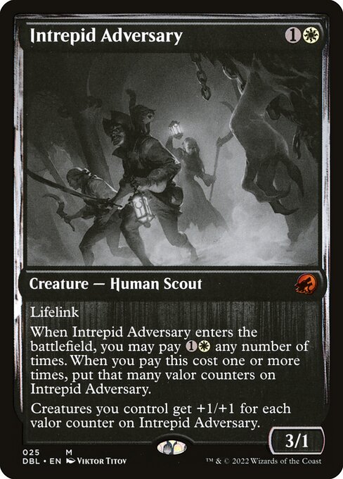 Magic the Gathering Card - Intrepid Adversary - MTG Circle
