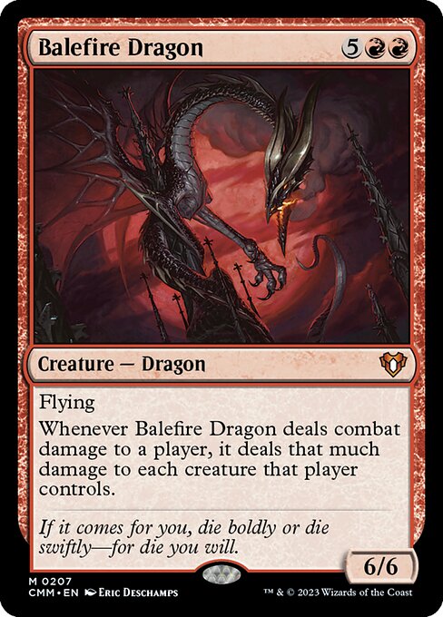 Magic the Gathering Card - Balefire Dragon - MTG Circle