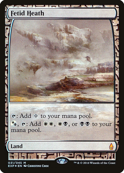 Magic the Gathering Card - Fetid Heath - MTG Circle