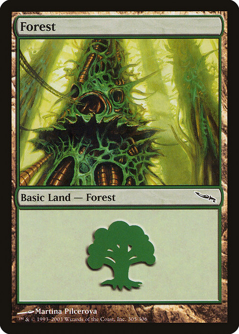 Magic the Gathering Card - Forest - MTG Circle