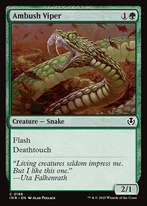 Magic the Gathering Card - Ambush Viper - MTG Circle