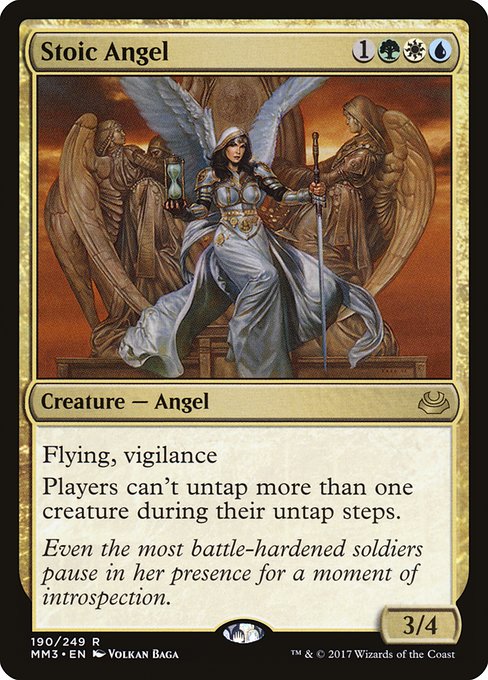 Magic the Gathering Card - Stoic Angel - MTG Circle