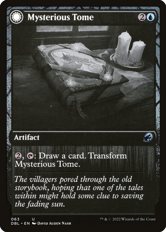 Magic the Gathering Card - Mysterious Tome - MTG Circle