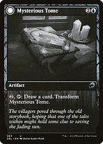 Magic the Gathering Card - Mysterious Tome // Chilling Chronicle - MTG Circle