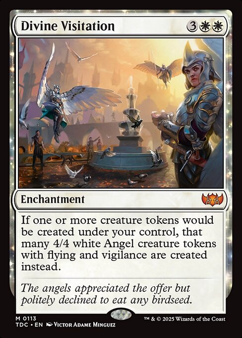 Magic the Gathering Card - Divine Visitation - MTG Circle