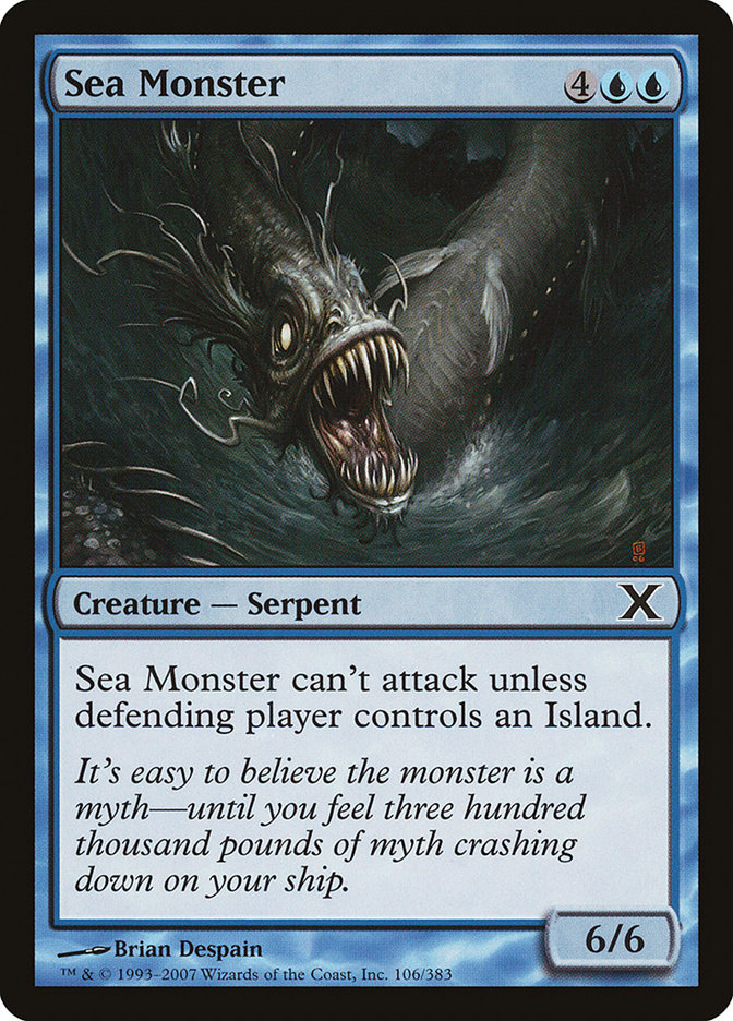 Magic the Gathering Card - Sea Monster - MTG Circle