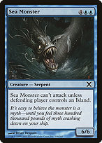 Magic the Gathering Card - Sea Monster - MTG Circle