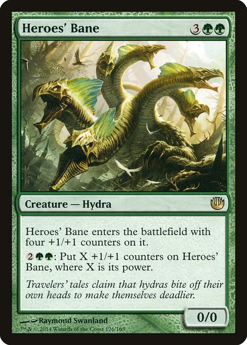 Magic the Gathering Card - Heroes' Bane - MTG Circle