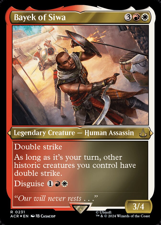 Magic the Gathering Card - Bayek of Siwa - MTG Circle