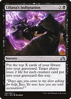 Magic the Gathering Card - Liliana's Indignation - MTG Circle