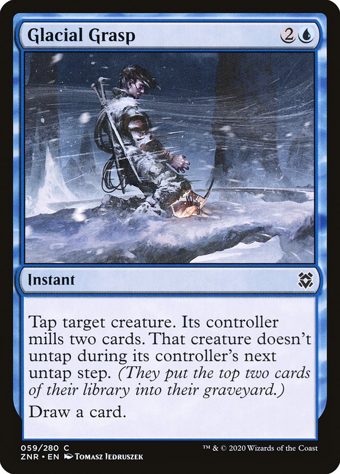 Magic the Gathering Card - Glacial Grasp - MTG Circle