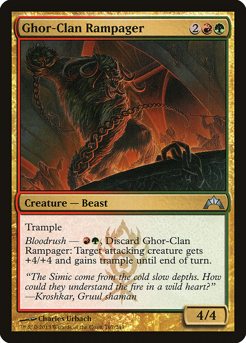Magic the Gathering Card - Ghor-Clan Rampager - MTG Circle