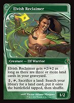 Magic the Gathering Card - Elvish Reclaimer - MTG Circle