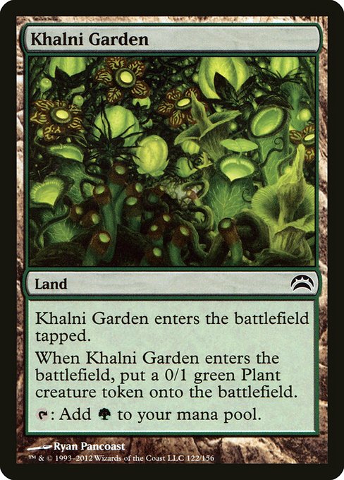 Magic the Gathering Card - Khalni Garden - MTG Circle