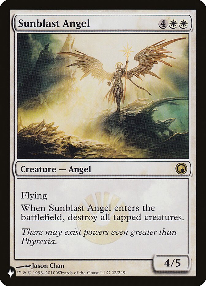 Magic the Gathering Card - Sunblast Angel - MTG Circle