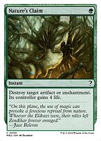 Magic the Gathering Card - Nature's Claim - MTG Circle