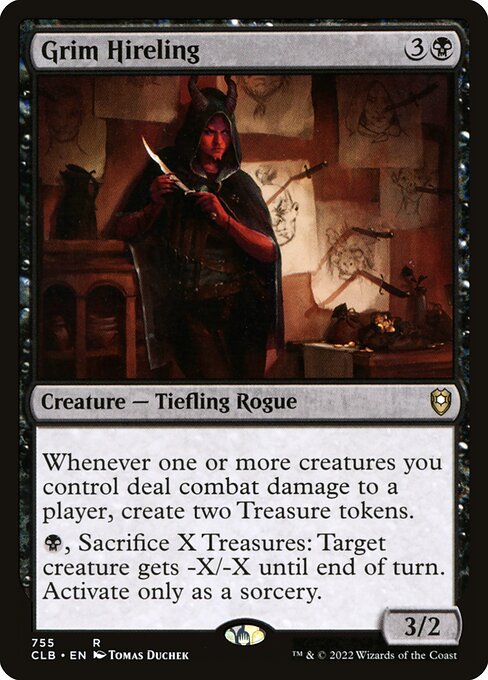Magic the Gathering Card - Grim Hireling - MTG Circle