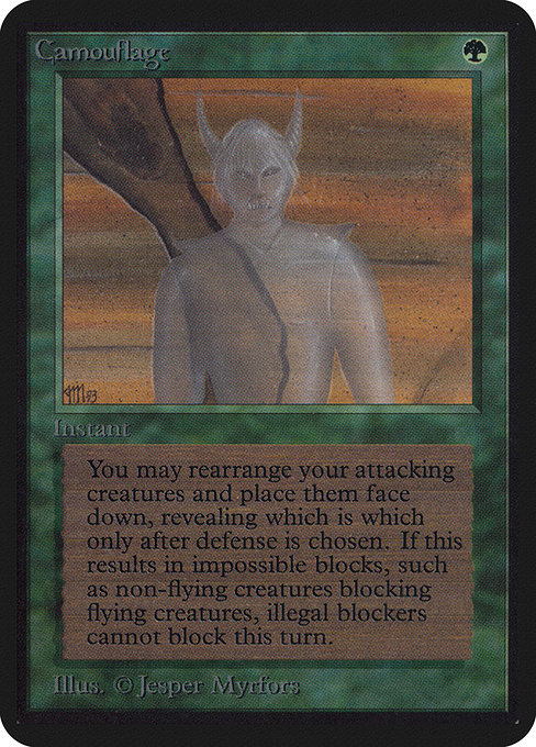 Magic the Gathering Card - Camouflage - MTG Circle