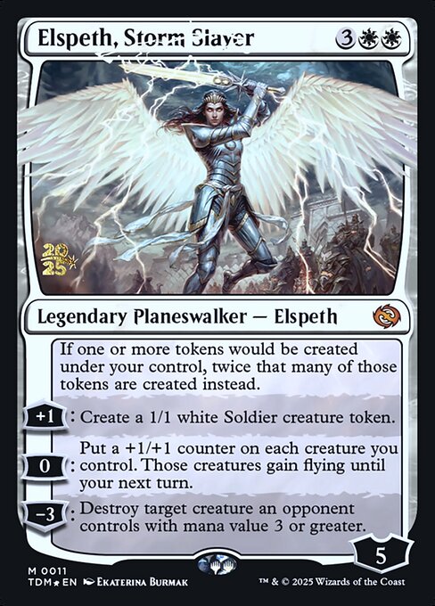 Magic the Gathering Card - Elspeth, Storm Slayer - MTG Circle
