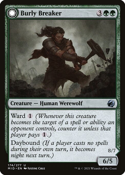 Magic the Gathering Card - Burly Breaker - MTG Circle