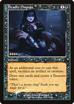 Magic the Gathering Card - Deadly Dispute - MTG Circle
