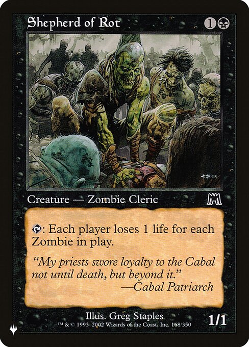 Magic the Gathering Card - Shepherd of Rot - MTG Circle