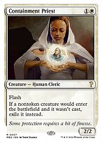 Magic the Gathering Card - Containment Priest - MTG Circle