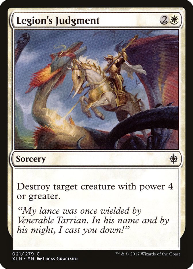 Magic the Gathering Card - Legion's Judgment - MTG Circle