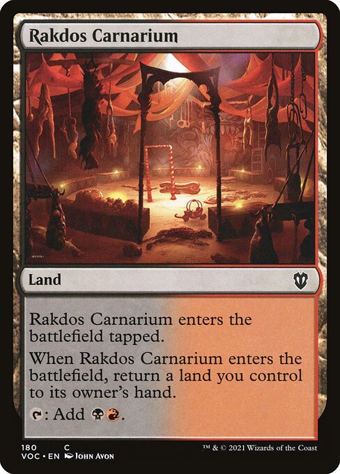 Magic the Gathering Card - Rakdos Carnarium - MTG Circle