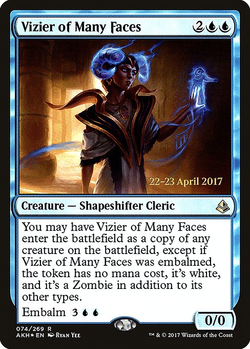 Magic the Gathering Card - Vizier of Many Faces - MTG Circle