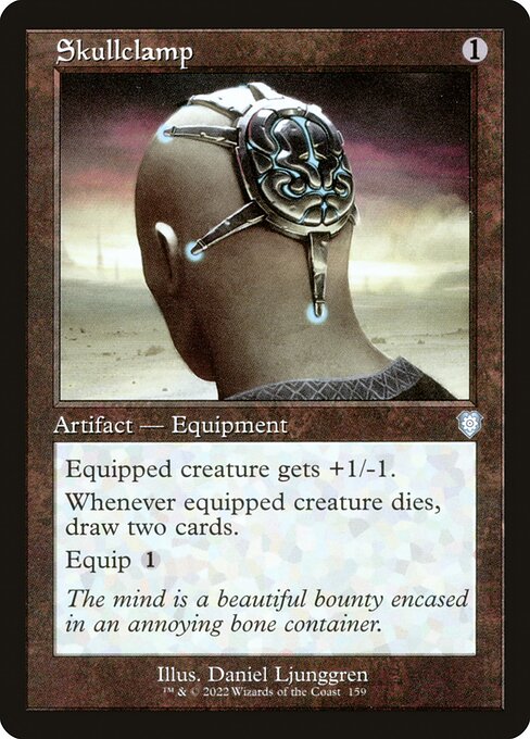 Magic the Gathering Card - Skullclamp - MTG Circle