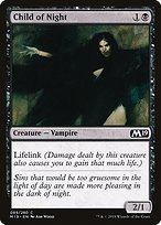 Magic the Gathering Card - Child of Night - MTG Circle