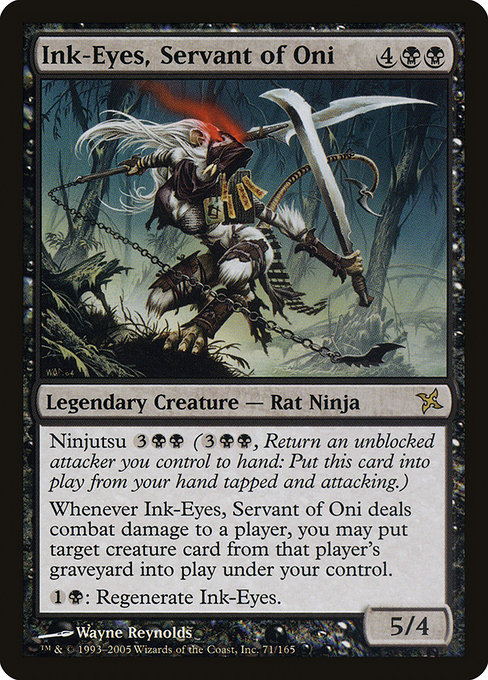 Magic the Gathering Card - Ink-Eyes, Servant of Oni - MTG Circle
