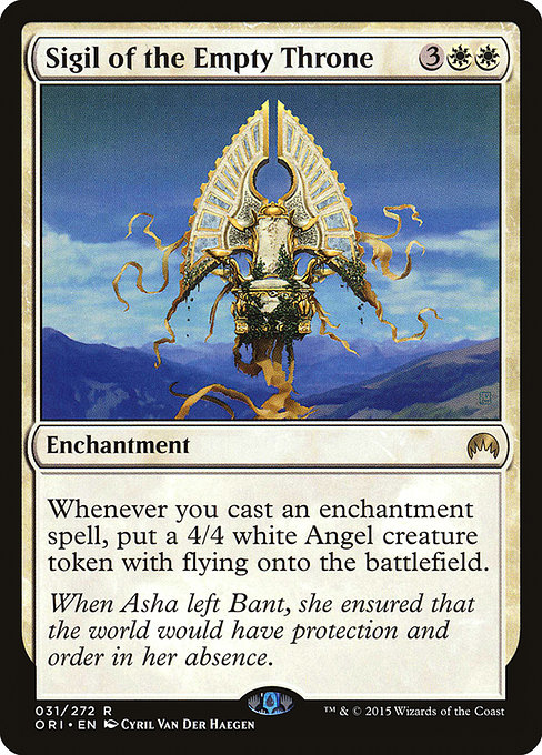 Magic the Gathering Card - Sigil of the Empty Throne - MTG Circle