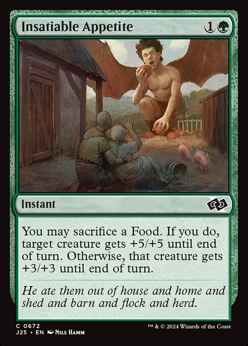 Magic the Gathering Card - Insatiable Appetite - MTG Circle
