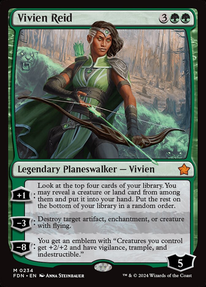 Magic the Gathering Card - Vivien Reid - MTG Circle