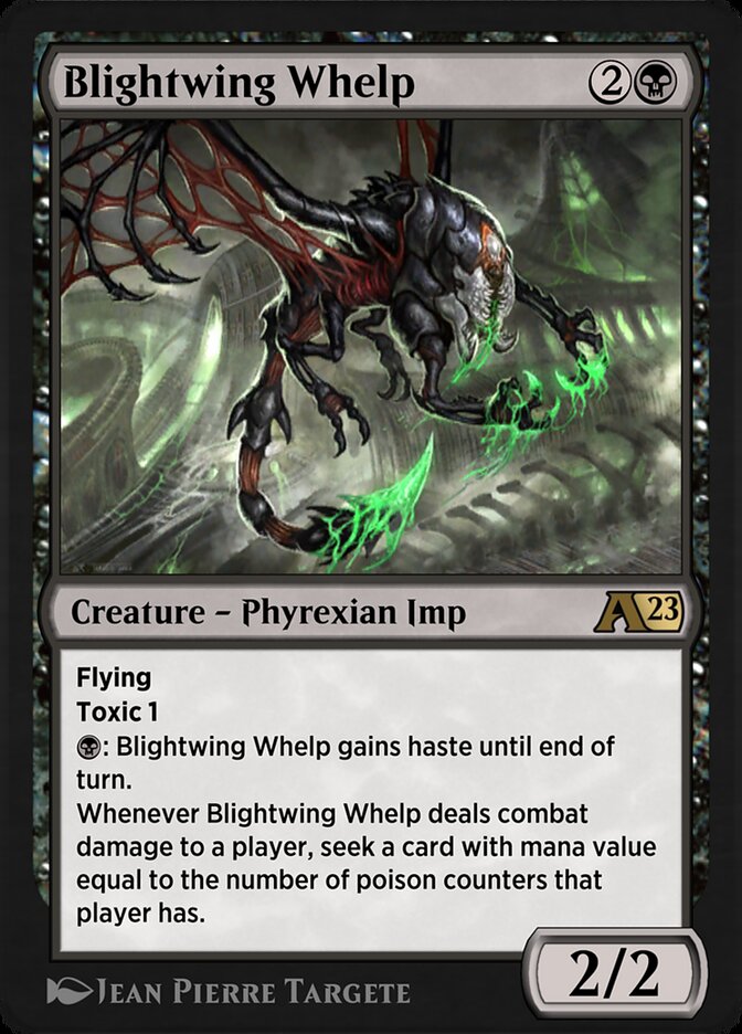 Magic the Gathering Card - Blightwing Whelp - MTG Circle