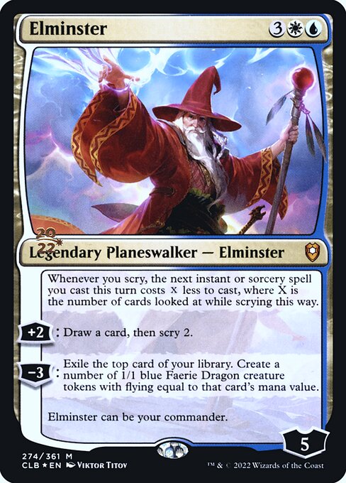 Magic the Gathering Card - Elminster - MTG Circle